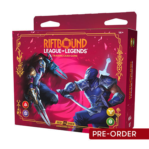 Riftbound League of Legends TCG Vendetta Zed vs Shen Showdown - Trading Card Games
