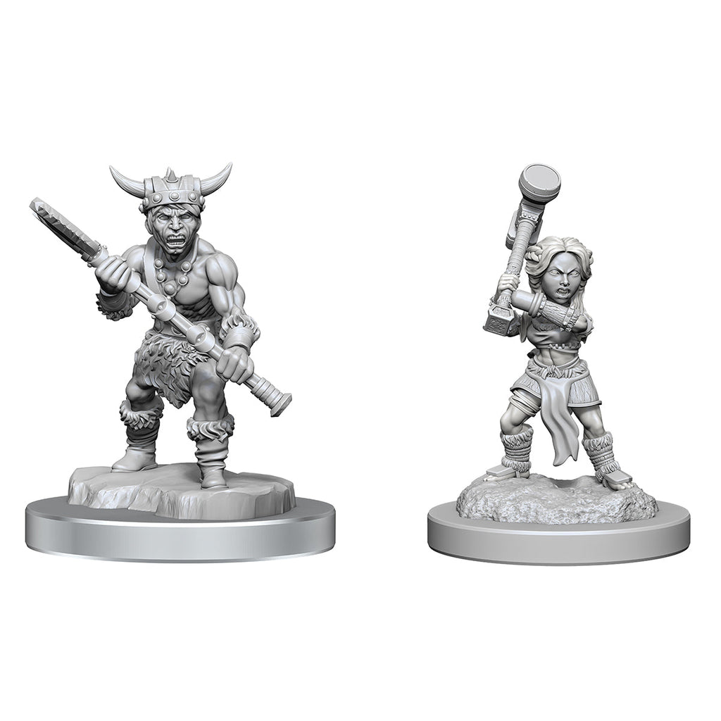 D&D Nolzurs Marvelous Miniatures Halfling Barbarians - Miniatures