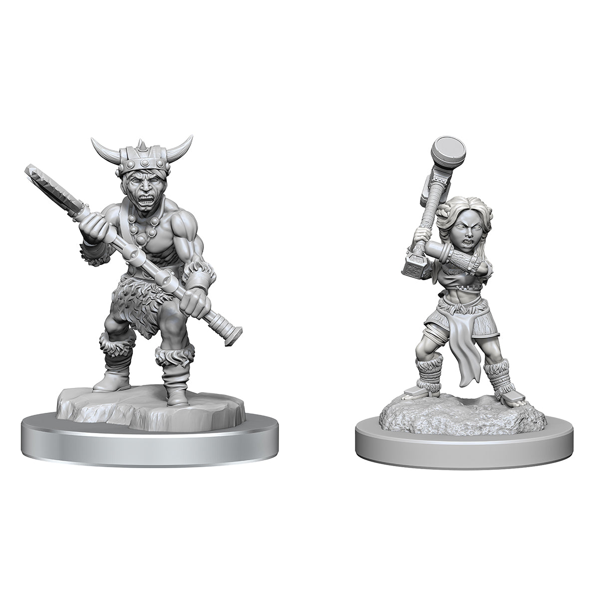D&D Nolzurs Marvelous Miniatures Halfling Barbarians - Miniatures