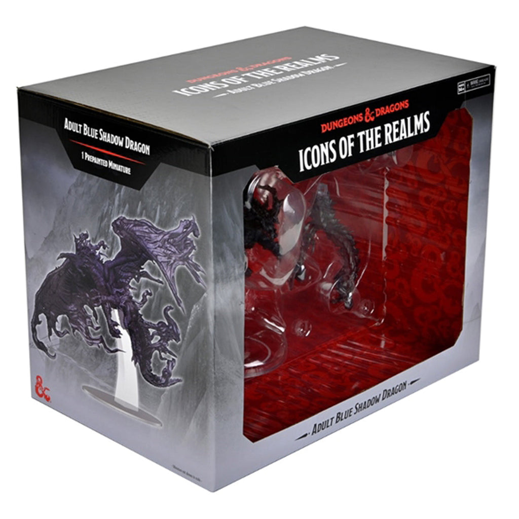 D&D Icons of the Realms Adult Blue Shadow Dragon - Miniatures