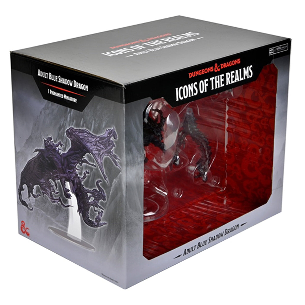 D&D Icons of the Realms Adult Blue Shadow Dragon - Miniatures