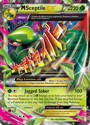 M Sceptile-EX 8/98 - Ancient Origins Holofoil - Single Cards