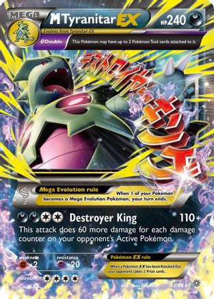 M Tyranitar-EX 43/98 - Ancient Origins Holofoil - Single Cards