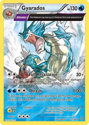 Gyarados 21/98 - Ancient Origins Reverse Holofoil - Single Cards