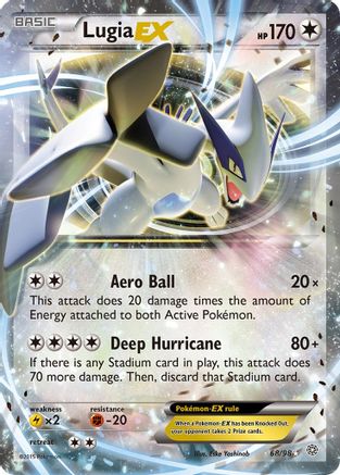 Lugia-EX 68/98 - Ancient Origins Holofoil - Single Cards