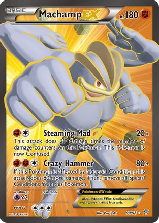 Machamp-EX 90/98 - Ancient Origins Holofoil - Single Cards
