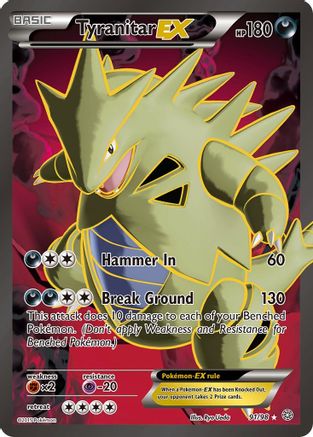 Tyranitar-EX 91/98 - Ancient Origins Holofoil - Single Cards