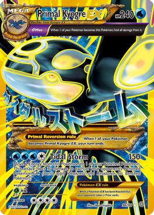Primal Kyogre-EX 96/98 - Ancient Origins Holofoil - Single Cards