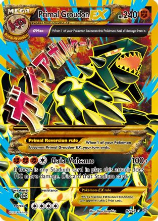 Primal Groudon-EX 97/98 - Ancient Origins Holofoil - Single Cards