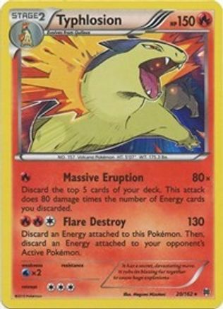 Typhlosion 20/162 - BREAKthrough Holofoil - Single Cards