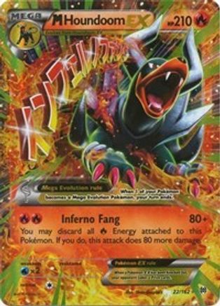 M Houndoom-EX 22/162 - BREAKthrough Holofoil - Single Cards