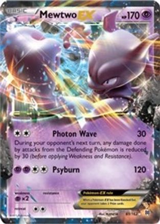 Mewtwo-EX 61/162 - BREAKthrough Holofoil - Single Cards