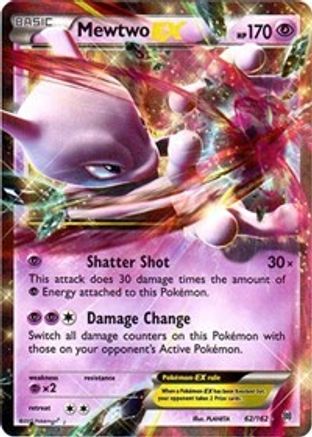Mewtwo-EX 62/162 - BREAKthrough Holofoil - Single Cards