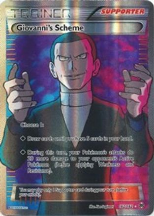 Giovanni's Scheme (Full Art) 162/162 - BREAKthrough Holofoil - Single Cards