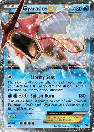 Gyarados-EX 26/122 - BREAKpoint Holofoil - Single Cards