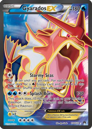 Gyarados EX (Full Art) 114/122 - BREAKpoint Holofoil - Single Cards