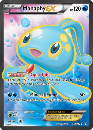 Manaphy-EX 116/122 - BREAKpoint Holofoil - Single Cards