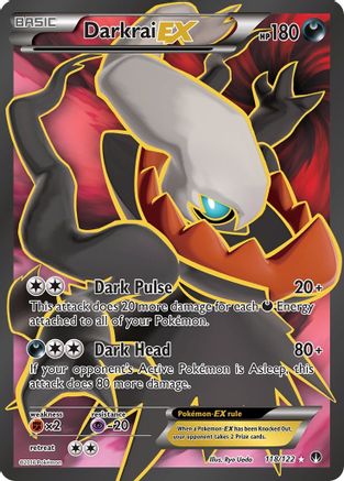 Darkrai EX (Full Art) 118/122 - BREAKpoint Holofoil - Single Cards