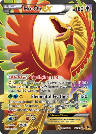 Ho-Oh-EX 121/122 - BREAKpoint Holofoil - Single Cards