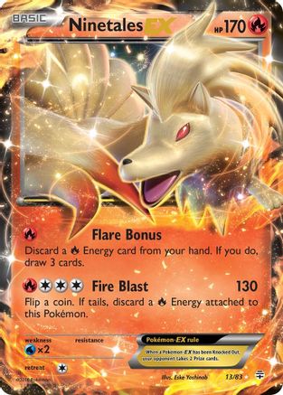 Ninetales-EX 13/83 - Generations Holofoil - Single Cards