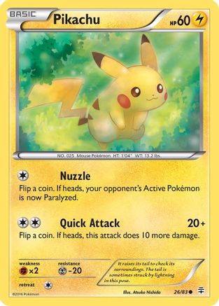 Pikachu 26/83 - Generations Reverse Holofoil - Single Cards