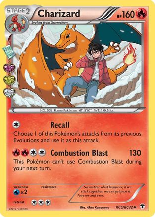 Charizard RC5/83 - Generations Holofoil - Single Cards
