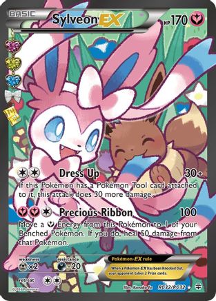 Sylveon-EX RC32/83 - Generations Holofoil - Single Cards