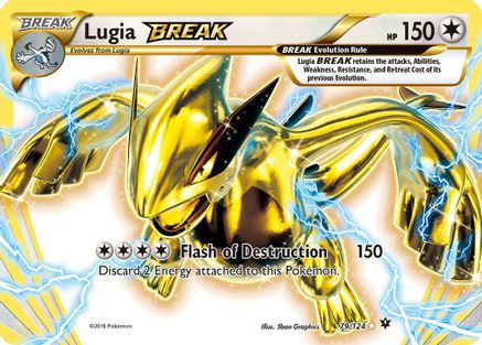 Lugia BREAK 79/124 - Fates Collide Holofoil - Single Cards