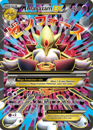 M Alakazam-EX 118/124 - Fates Collide Holofoil - Single Cards
