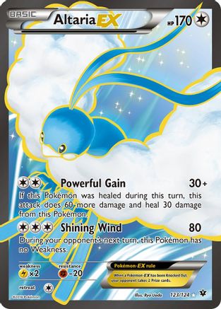 Altaria EX (Full Art) 123/124 - Fates Collide Holofoil - Single Cards