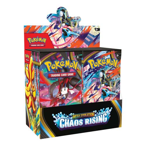 Pokemon TCG Mega Evolution Chaos Rising Booster Box - Trading Card Games
