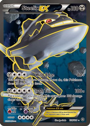Steelix EX (Full Art) 108/114 - Steam Siege Holofoil - Single Cards
