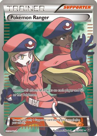Pokemon Ranger (Full Art) 113/114 - Steam Siege Holofoil - Single Cards