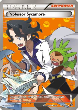 Professor Sycamore 114/114 - Steam Siege Holofoil - Single Cards