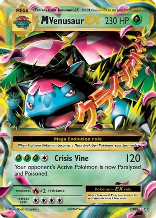 M Venusaur-EX 2/108 - Evolutions Holofoil - Single Cards