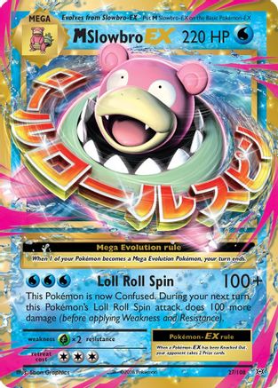 M Slowbro-EX 27/108 - Evolutions Holofoil - Single Cards