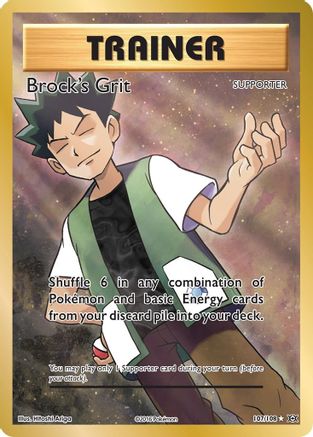 Brock's Grit (Full Art) 107/108 - Evolutions Holofoil - Single Cards