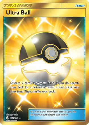 Ultra Ball 161/149 - Sun & Moon Pokemon Holofoil - Single Cards