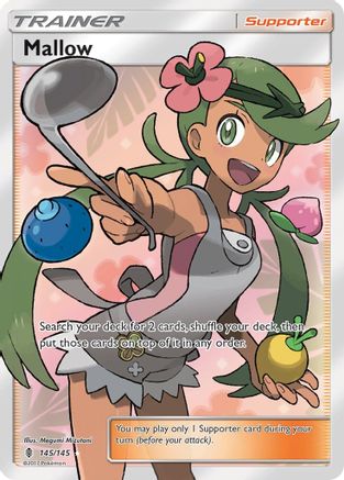 Mallow 145/145 - Guardians Rising Pokemon Holofoil - Single Cards