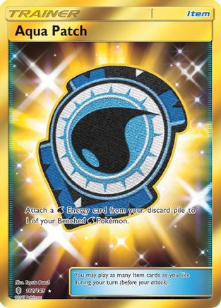 Aqua Patch 161/145 - Guardians Rising Pokemon Holofoil - Single Cards