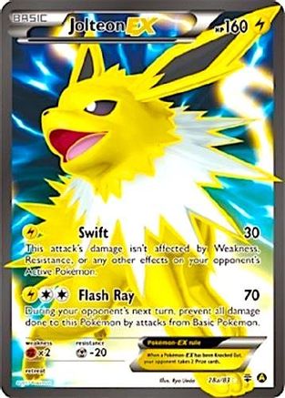 Jolteon-EX 28a/83 - Generations Holofoil - Single Cards