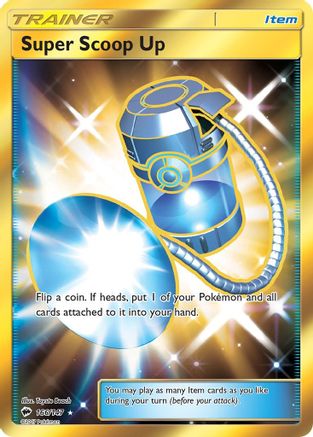 Super Scoop Up 166/147 - Burning Shadows Pokemon Holofoil - Single Cards