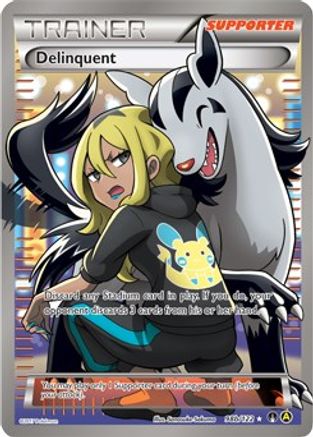 Delinquent - 98b/122 (Full Art) 98b/122 - BREAKpoint Holofoil - Single Cards