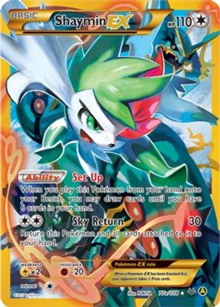 Shaymin-EX 77a/108 - Roaring Skies Holofoil - Single Cards