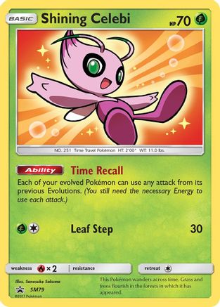 Shining Celebi - SM79 SM79/248 - SM Promos Holofoil - Single Cards