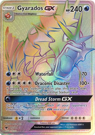 Gyarados-GX 112/111 - Crimson Invasion Pokemon Holofoil - Single Cards