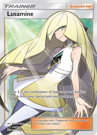 Lusamine 110/111 - Crimson Invasion Pokemon Holofoil - Single Cards