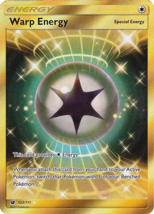 Warp Energy (Secret) 123/111 - SM  Crimson Invasion Holofoil - Single Cards