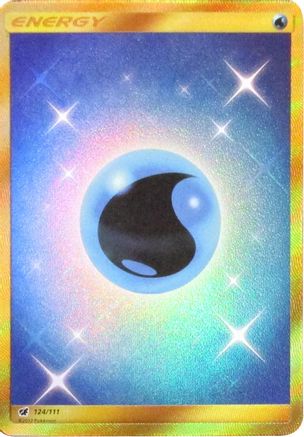 Water Energy 124/111 - Crimson Invasion Pokemon Holofoil - Single Cards