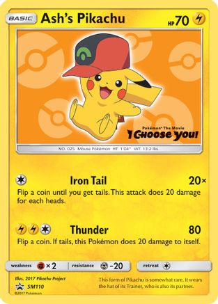 Ash's Pikachu - SM110 SM110/248 - SM Promos - Single Cards
